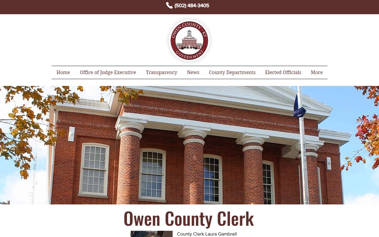 Owen County Circuit Court Clerk records county clerk office source