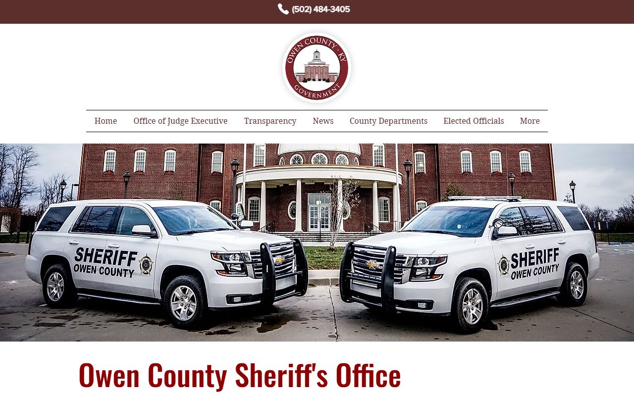 Owen County probate records sheriff civil service and court security source
